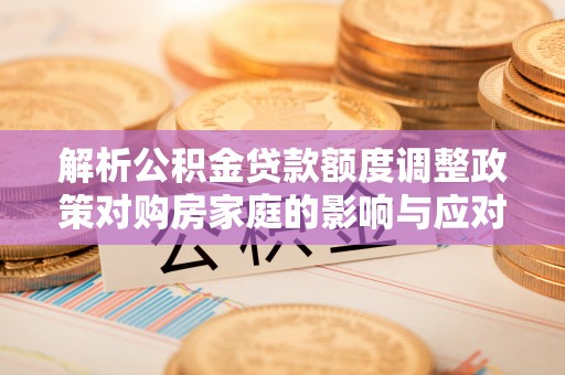 普兰解析公积金贷款额度调整政策对购房家庭的影响与应对策略