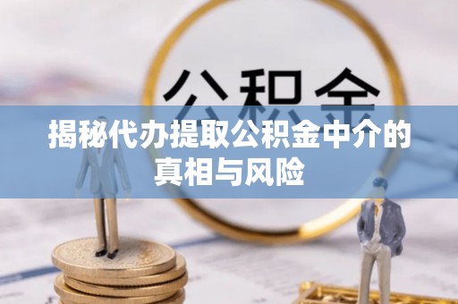 普兰揭秘代办提取公积金中介的真相与风险